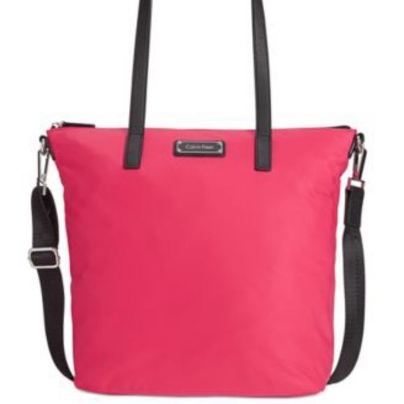 Calvin Klein Handbags - Calvin Klein Dressy Nylon North South Tote NWT
